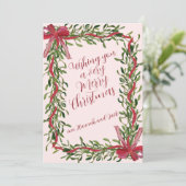 メリークリスマスカード シーズンカード (スタンド正面)