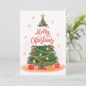 メリークリスマスカード シーズンカード (スタンド正面)