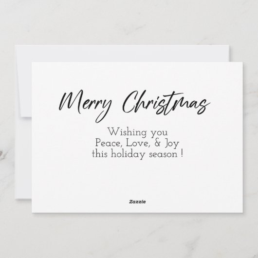 メリークリスマスカード シーズンカード (裏面)