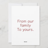 メリークリスマスカード シーズンカード (裏面)