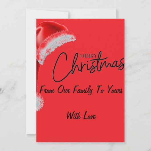 メリークリスマスカード シーズンカード (正面)