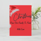 メリークリスマスカード シーズンカード (スタンド正面)