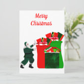 メリークリスマスカード シーズンカード (スタンド正面)