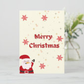 メリークリスマスカード シーズンカード (スタンド正面)