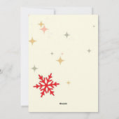 メリークリスマスカード シーズンカード (裏面)