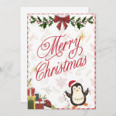 メリークリスマスカード シーズンカード (正面/裏面)