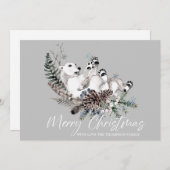 メリークリスマスカード シーズンカード (正面/裏面)