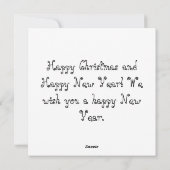 メリークリスマスカード シーズンカード (裏面)