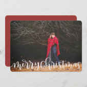 メリークリスマスカード シーズンカード (正面/裏面)
