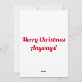 メリークリスマスカード シーズンカード (裏面)