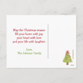 メリークリスマスカード シーズンポストカード (裏面)