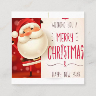 メリークリスマスカード スクエア名刺