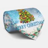 メリークリスマスカード ネクタイ (ロール)
