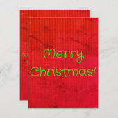 メリークリスマスカード ノートカード (正面/裏面)