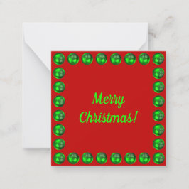 メリークリスマスカード ノートカード