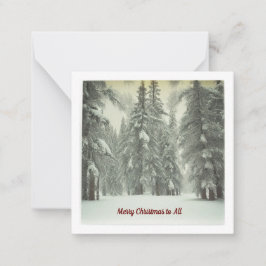 メリークリスマスカード ノートカード