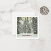 メリークリスマスカード ノートカード (正面/裏面インサイチュ)