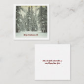 メリークリスマスカード ノートカード (正面/裏面)