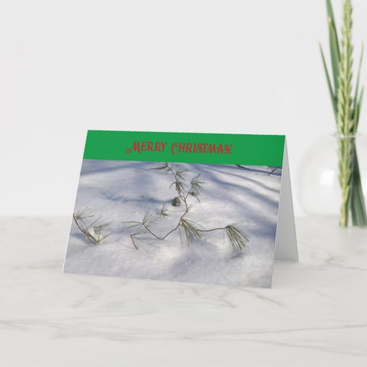 メリークリスマスカード ノートカード (正面)