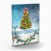 メリークリスマスカード フォトブロック (左)