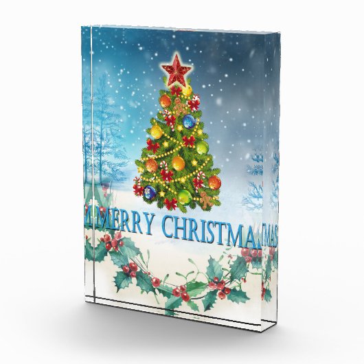 メリークリスマスカード フォトブロック (右)