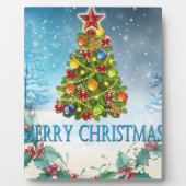メリークリスマスカード フォトプラーク (正面)