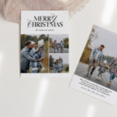 メリークリスマスカード |ホリモダンデーフォトカード シーズンカード