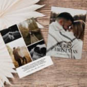 メリークリスマスカード |ホリモダンデーフォトカード シーズンカード