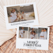 メリークリスマスカード |ホリモダンデーフォトカード シーズンカード