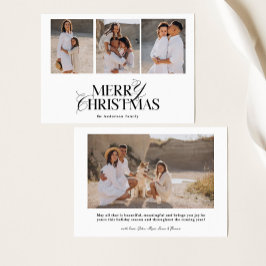 メリークリスマスカード |ホリモダンデーフォトカード シーズンカード