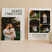 メリークリスマスカード |ホリモダンデーフォトカード シーズンカード