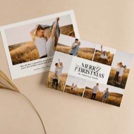メリークリスマスカード |ホリモダンデーフォトカード シーズンカード