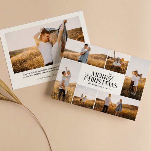 メリークリスマスカード |ホリモダンデーフォトカード シーズンカード