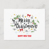 メリークリスマスカード ポストカード (正面)