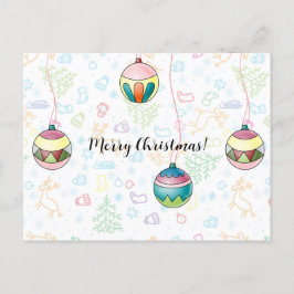 メリークリスマスカード ポストカード