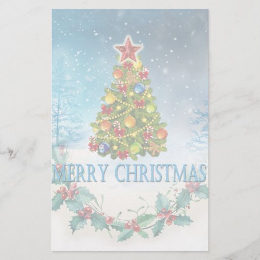 メリークリスマスカード 便箋 (正面)