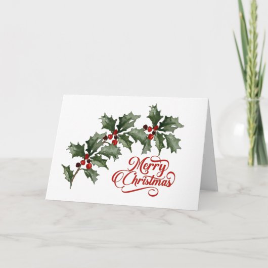 メリークリスマスカード 招待状 (正面)