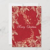 メリークリスマスカード 招待状 (正面)