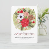 メリークリスマスカード 招待状 (スタンド正面)