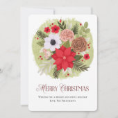 メリークリスマスカード 招待状 (正面)