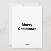 メリークリスマスカード 1 シーズンカード (裏面)
