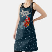 メリークリスマスカー改造おもしろいルサンタクロース エプロン (インサイチュ)