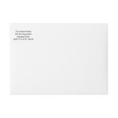 メリークリスマスカー牽引ツリー ラップアラウンドラベル (正面)