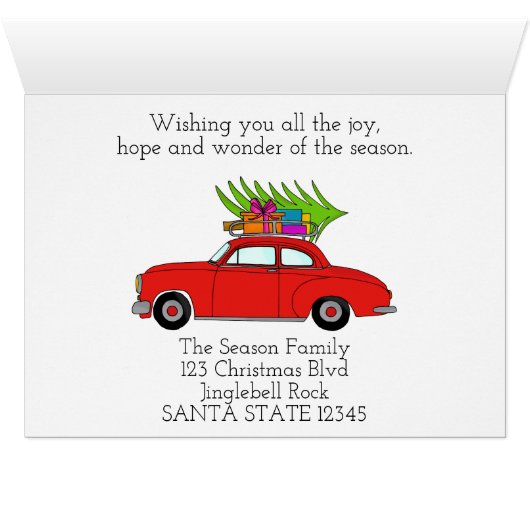 メリークリスマスカー (内部横(下))