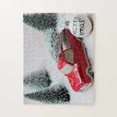 メリークリスマスカー ジグソーパズル (縦)