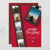 メリークリスマスカ転がメラ6 Photo Collage シーズンカード (正面/裏面)