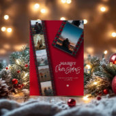 メリークリスマスカ転がメラ6 Photo Collage シーズンカード