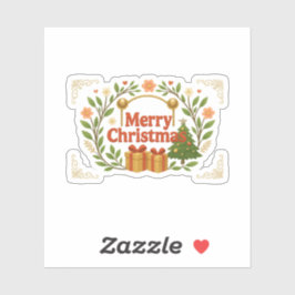 メリークリスマスキスカットシールシート シール