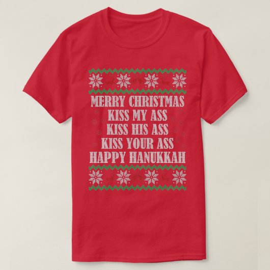 メリークリスマスキスマイアア Tシャツ (デザイン正面)
