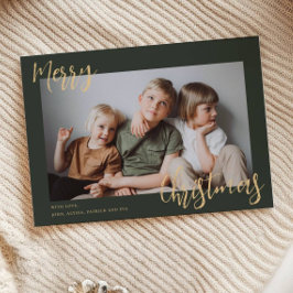 メリークリスマスキッズ写真 シーズンカード